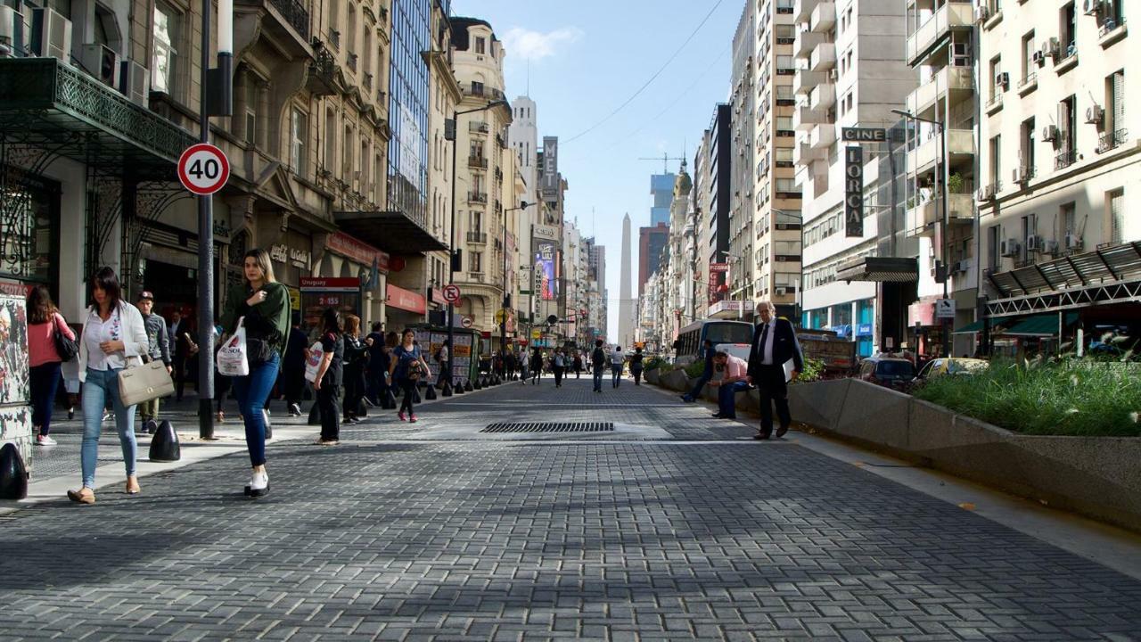 Estilo Y Comodidad En Av Corrientes, Departamento Con Estacionamiento Para Autos Buenos Aires Dış mekan fotoğraf